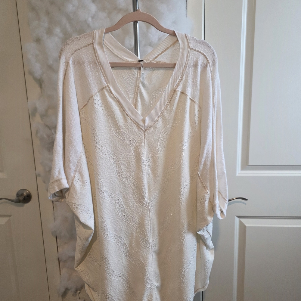 Free People Half Sleeve Top